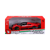 Bburago 1/18 Scale Diecast Ferrari F80 Sports Car - Red Highly Detailed Collectible Model