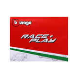 Bburago 1/18 Scale Diecast Ferrari F80 Sports Car - Red Highly Detailed Collectible Model