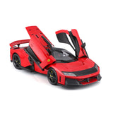 Bburago 1/18 Scale Diecast Ferrari F80 Sports Car - Red Highly Detailed Collectible Model