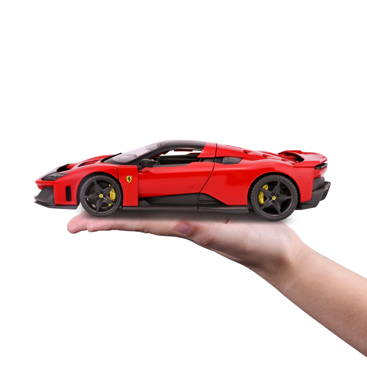 Bburago 1/18 Scale Diecast Ferrari F80 Sports Car - Red Highly Detailed Collectible Model