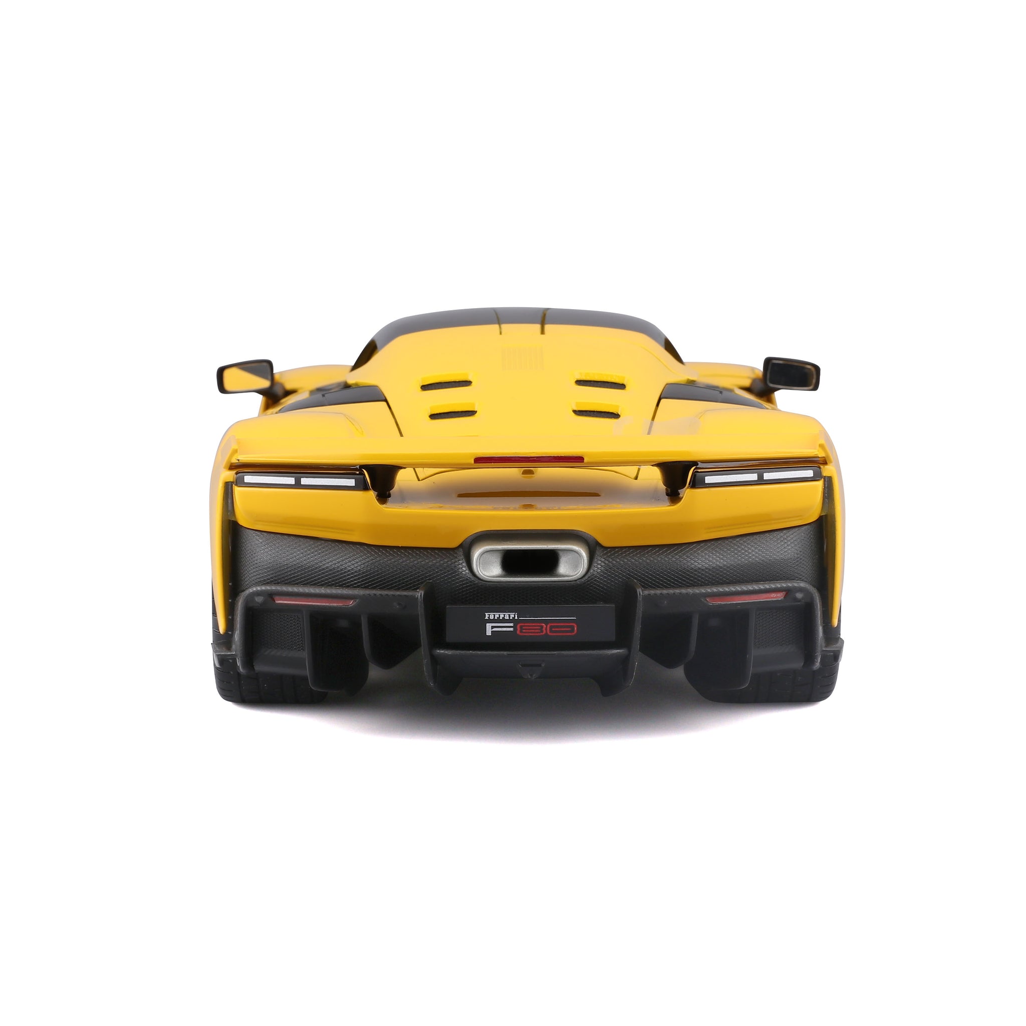 Bburago 1:18 Scale Diecast Model Ferrari F80 Supercar - Yellow