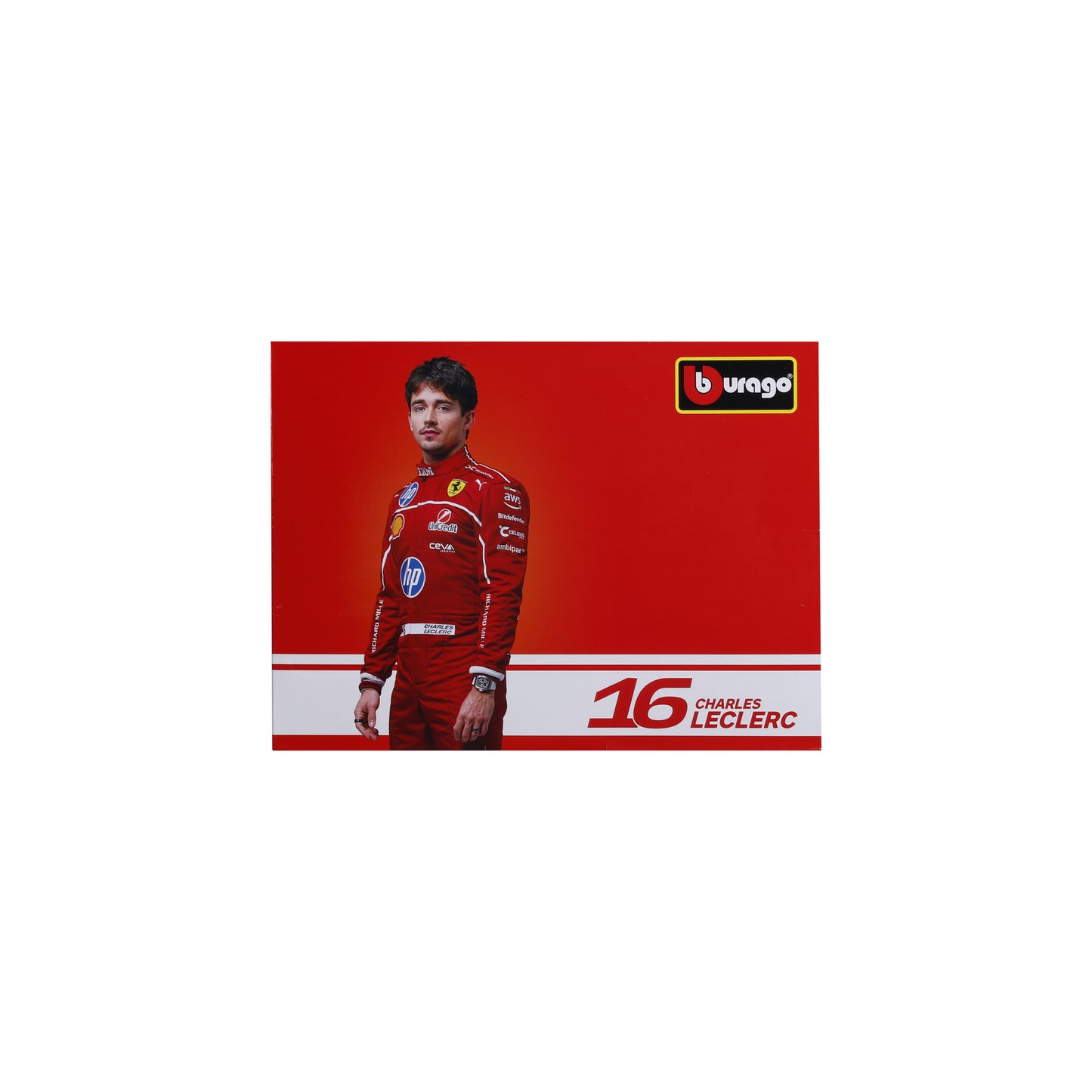 Bburago 1/18 Scale 2025 Ferrari SF-25 #44 Lewis Hamilton Formula 1 Diecast Model Car