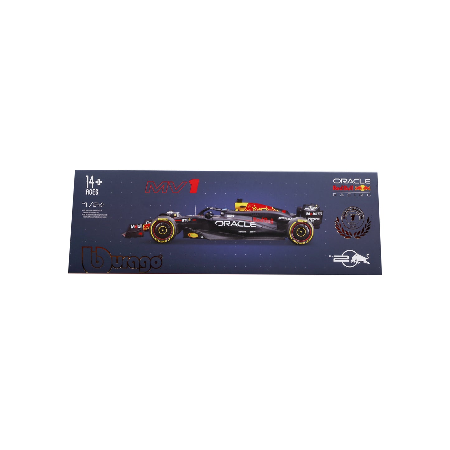 Bburago 1:24 Scale Oracle Red Bull Racing RB20 F1 2024 Max Verstappen #1 Diecast Model Car