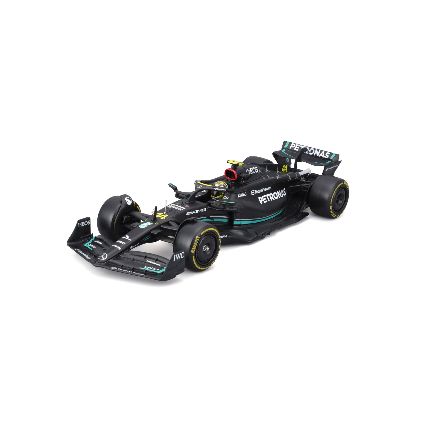 Bburago 1:24 Scale Mercedes-AMG F1 W14 E Performance Lewis Hamilton Diecast Metal Model Kit