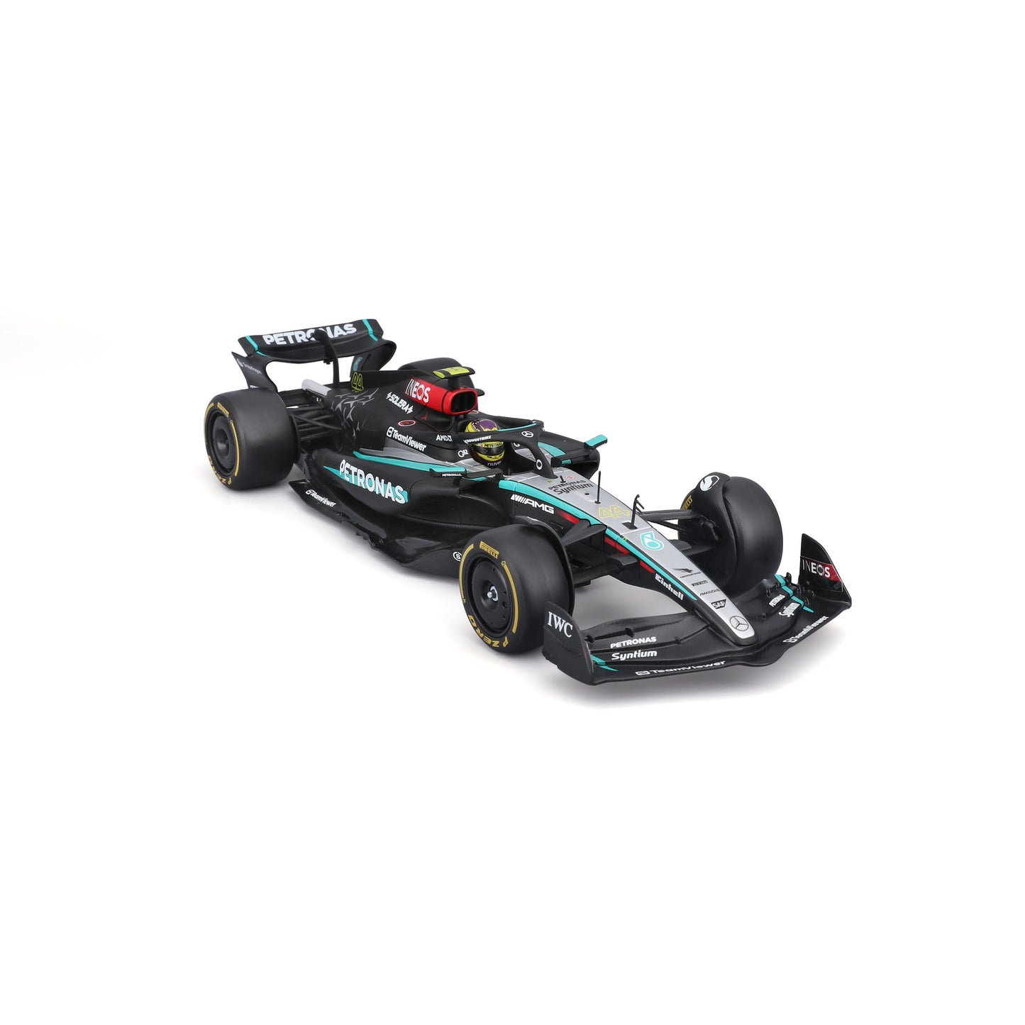 Bburago 1/24 Scale Diecast Assembly Kit - 2024 Mercedes-AMG F1 W15 E Performance #44 Lewis Hamilton