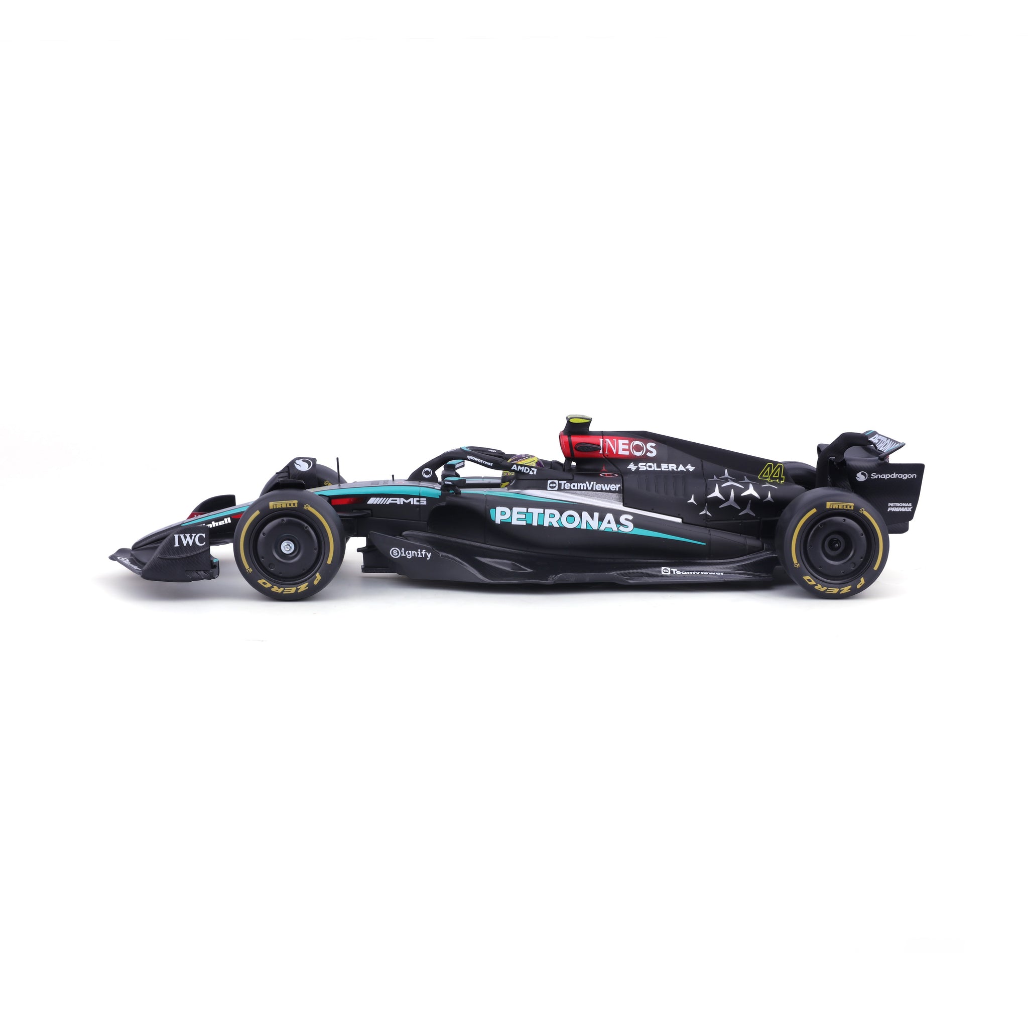 Bburago 1/24 Scale Diecast Assembly Kit - 2024 Mercedes-AMG F1 W15 E Performance #44 Lewis Hamilton