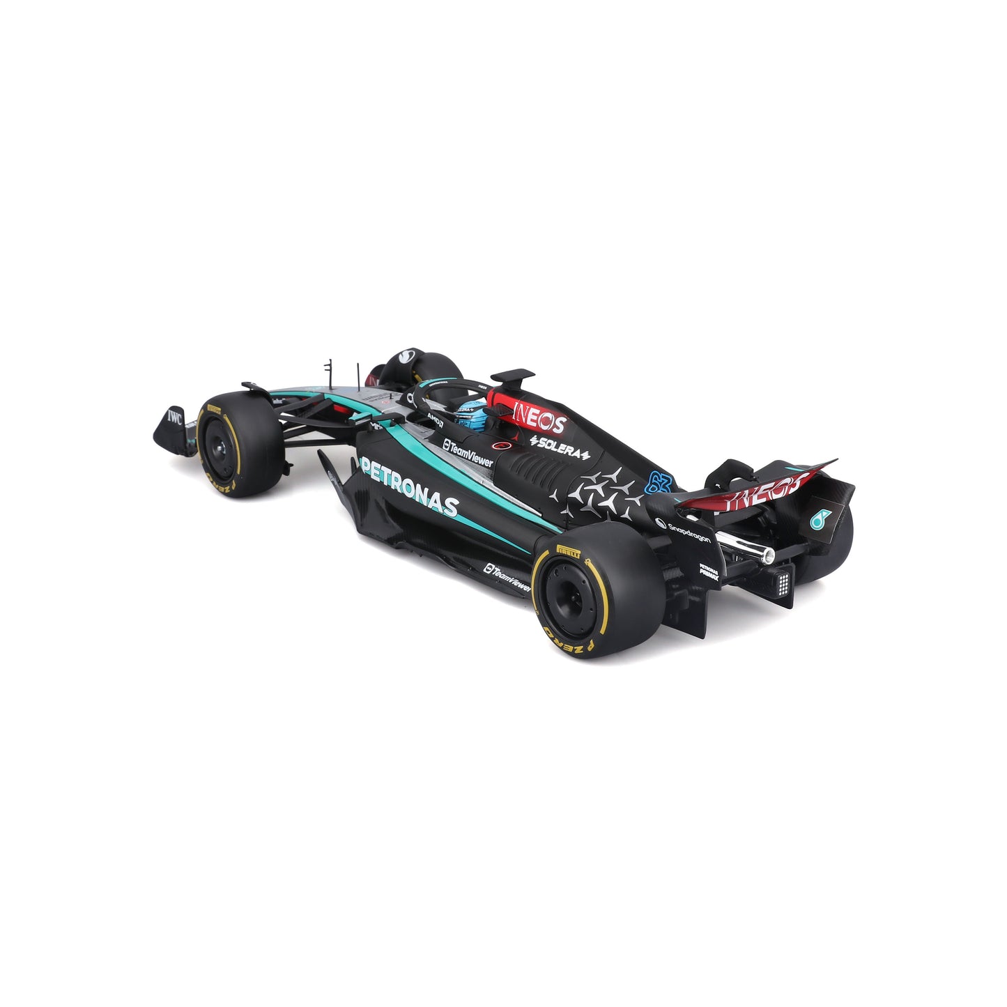 Bburago 1:24 Scale Diecast Model Kit 2024 Mercedes-AMG F1 W15 E Performance - #63 George Russell