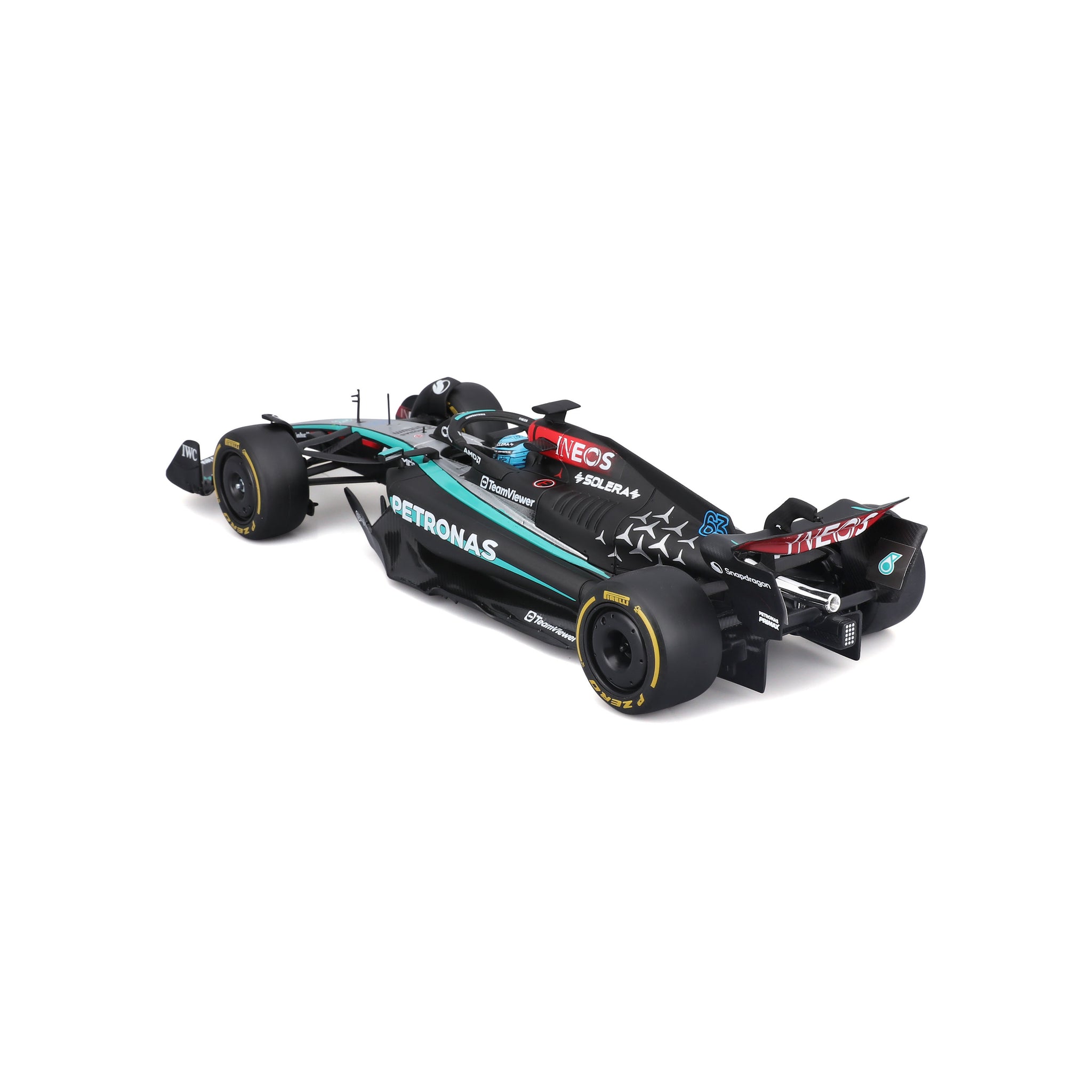 Bburago 1:24 Scale Diecast Model Kit 2024 Mercedes-AMG F1 W15 E Performance - #63 George Russell