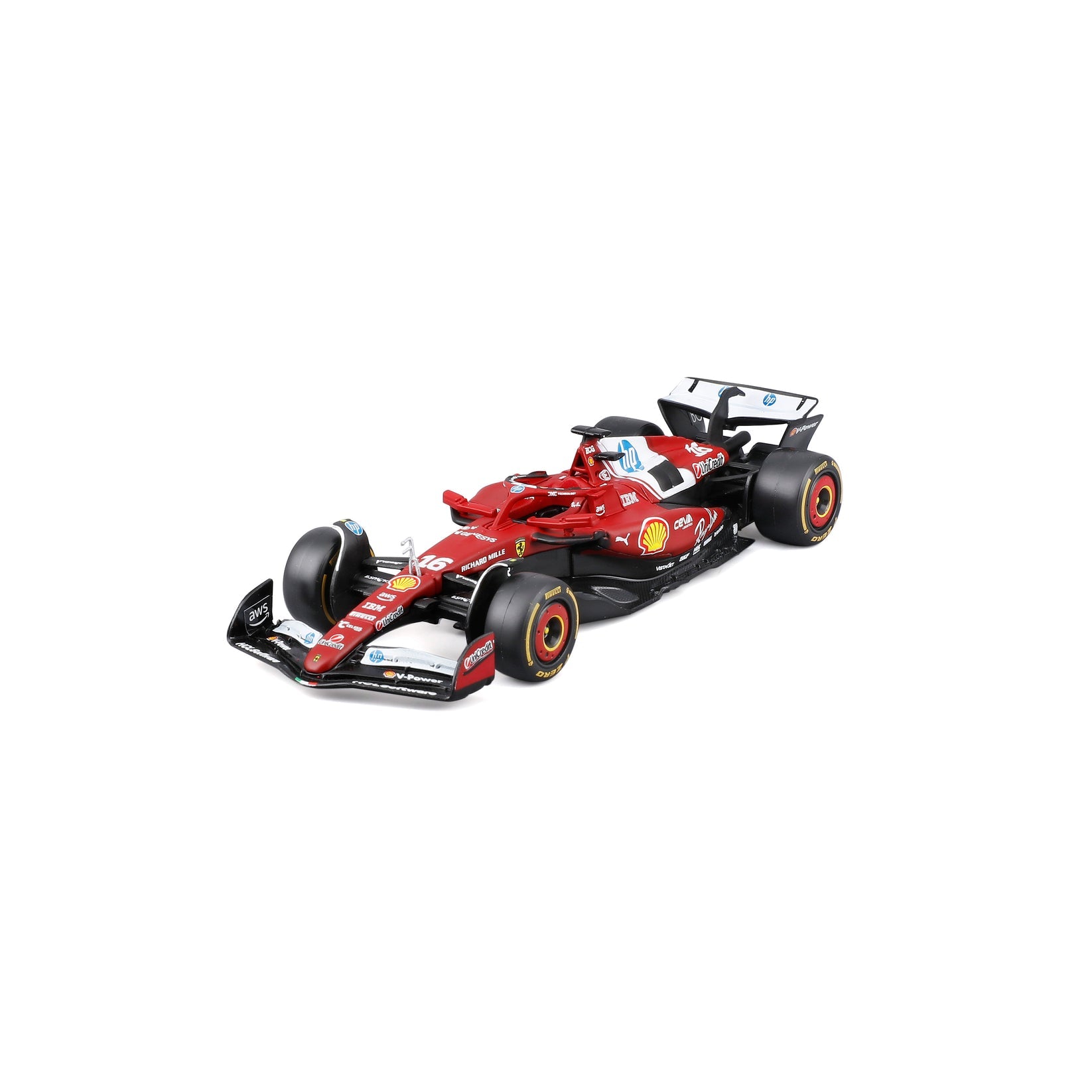 1:43 Ferrari SF-25 #16 Charles Leclerc (without helmet and plastic stand) 18-36853