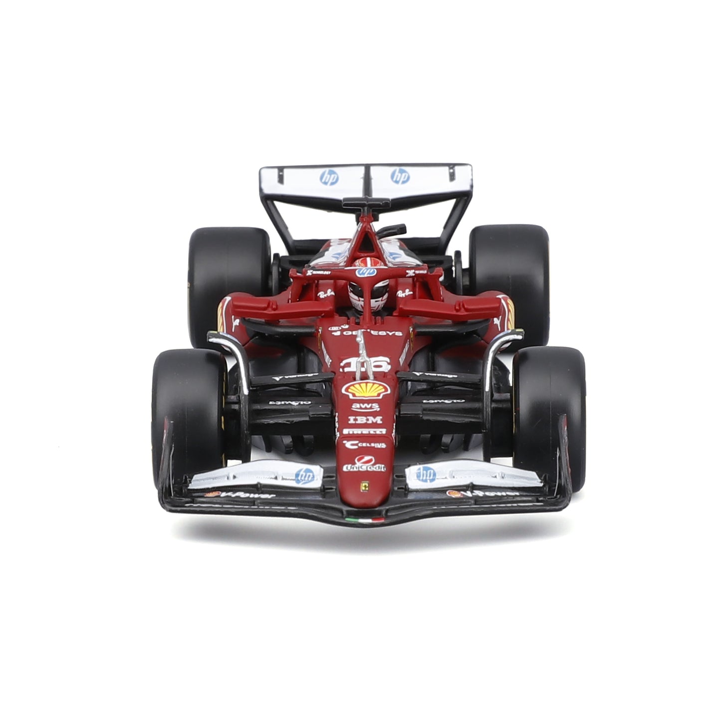 Bburago 1:43 Scale Ferrari SF-25 F1 2025 Charles Leclerc #16 Diecast Model Racing Car