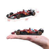 Bburago 1/43 Scale Diecast Ferrari SF-25 F1 2025 Miami Edition - #16 Charles Leclerc Model Car