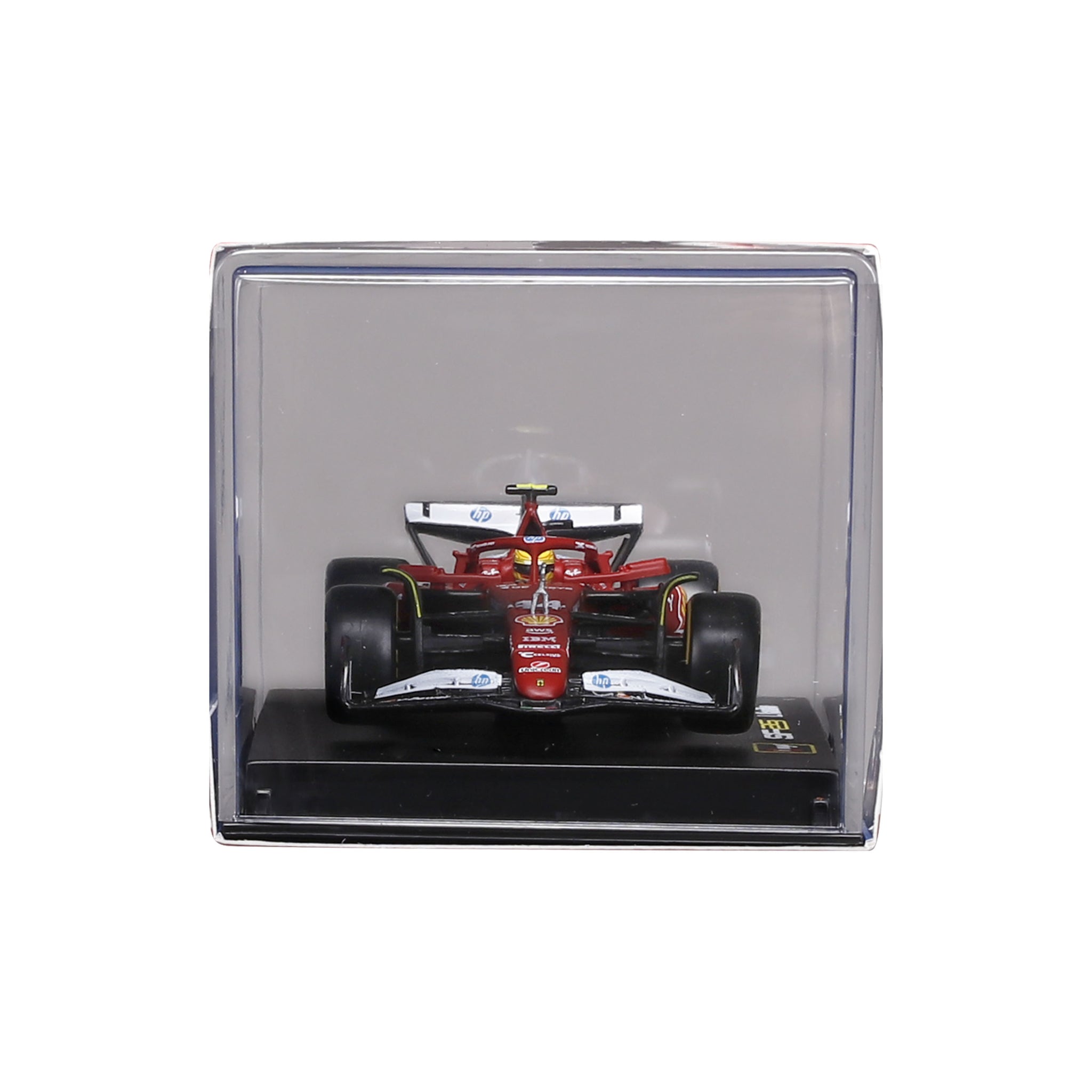 Bburago 1:43 Scale 2025 Ferrari SF-25 Miami GP #44 Lewis Hamilton Diecast Model with Display Case