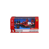 Bburago 1:43 Scale Diecast Model 2025 Ferrari SF-25 Formula 1 Race Car - #16 Charles Leclerc