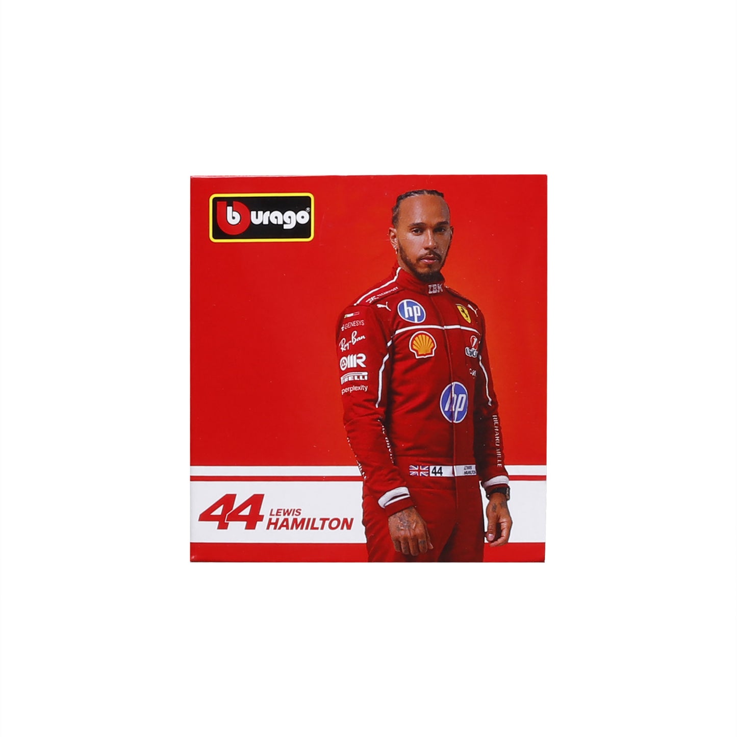Bburago 1:43 Scale 2025 Scuderia Ferrari SF-25 Formula 1 #44 Lewis Hamilton Diecast Model Car