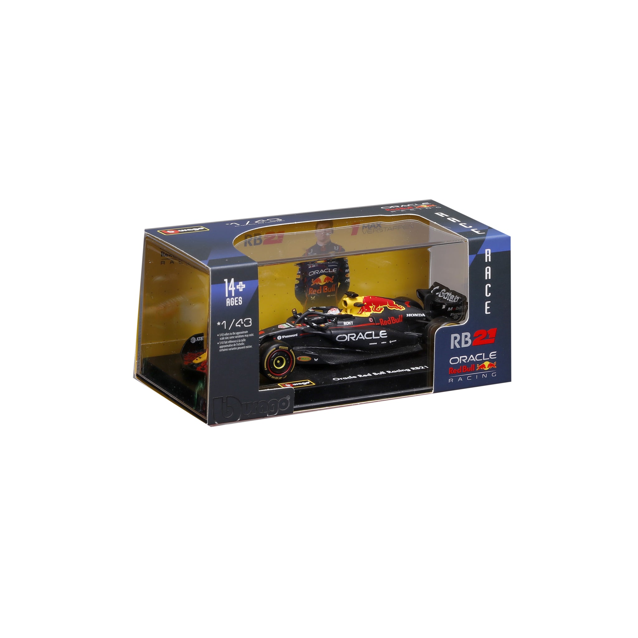Bburago 1/43 Scale Diecast 2025 Red Bull Racing RB21 Japan GP - #1 Max Verstappen Signature Series