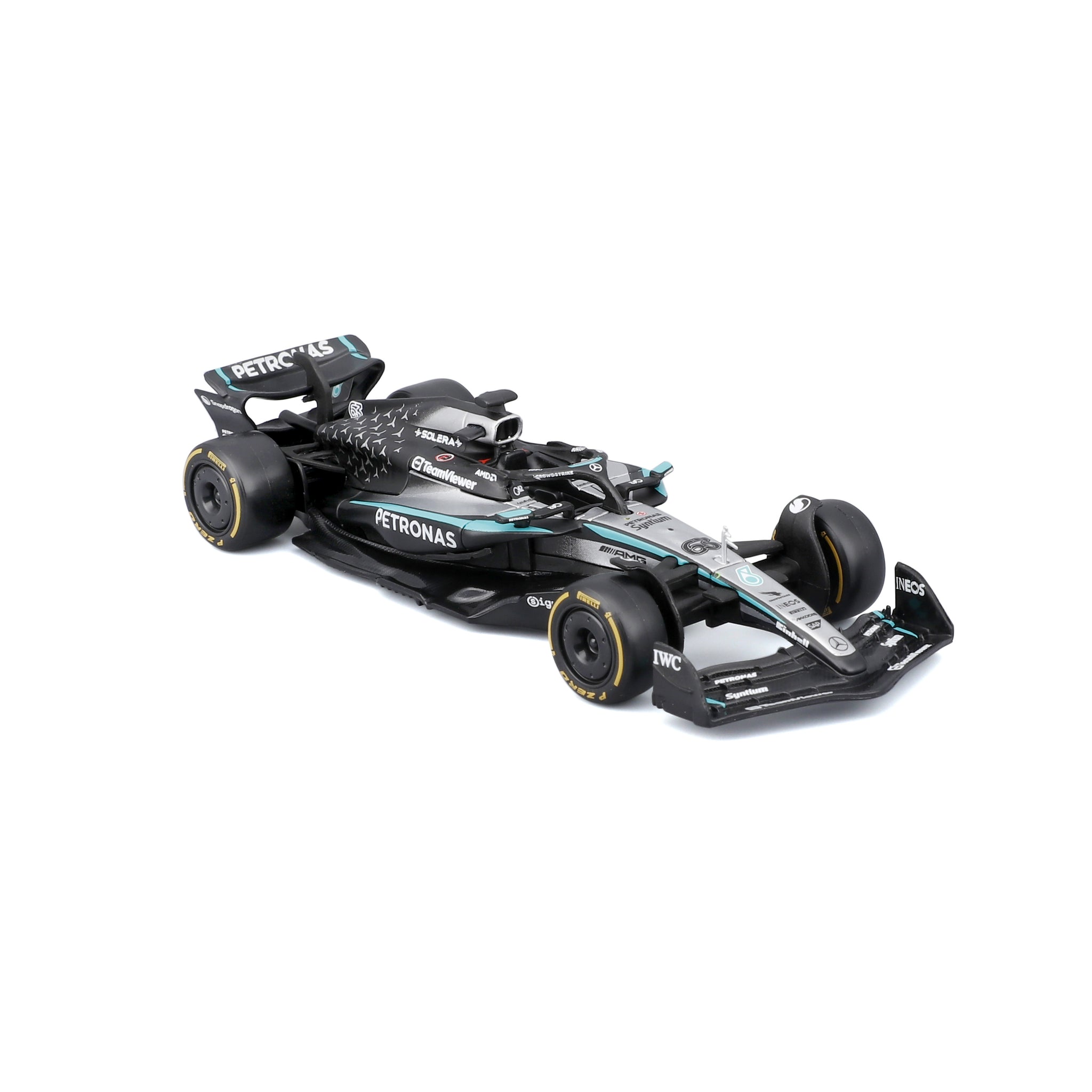 Bburago 1:43 Scale 2025 Mercedes-AMG F1 W16 E Performance #63 George Russell Diecast Model Car