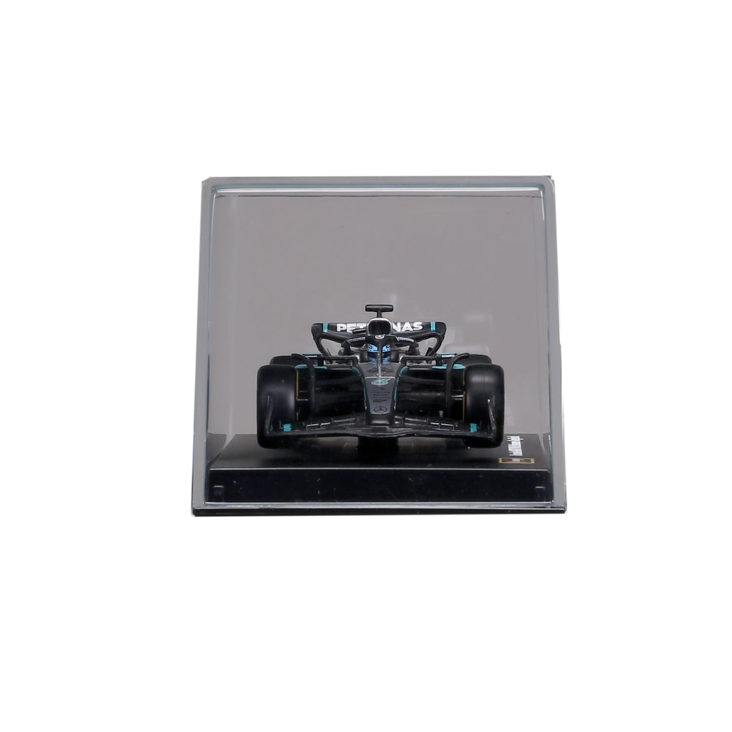 Bburago 1:43 Scale Diecast Model 2025 Mercedes-AMG F1 W16 Race Car - #63 George Russell With Display Case