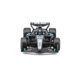 Bburago 1:43 Scale Diecast Model 2025 Mercedes-AMG F1 W16 Race Car - #63 George Russell With Display Case