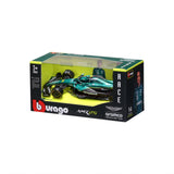 Bburago 1:43 Scale Aston Martin AMR25 F1 2025 Fernando Alonso #14 Diecast Model Racing Car