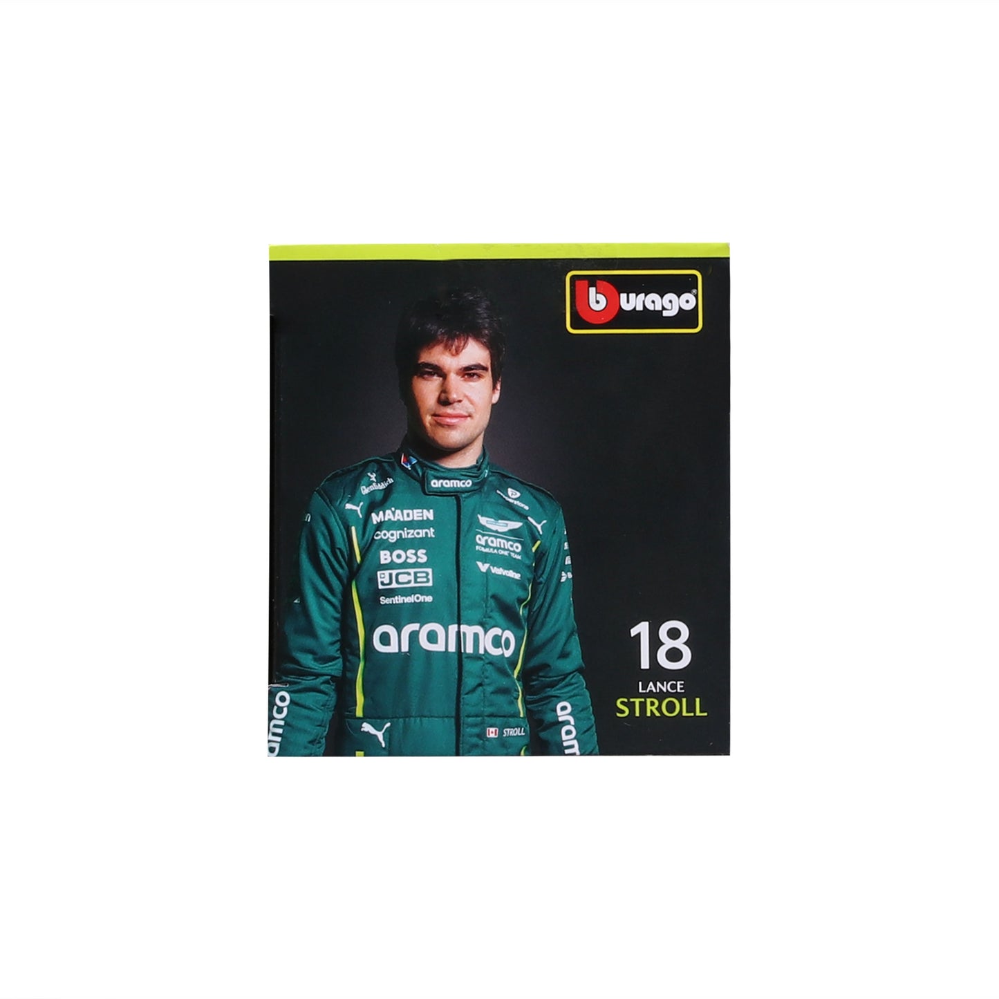Bburago 1:43 Scale Aston Martin AMR25 F1 2025 Fernando Alonso #14 Diecast Model Racing Car