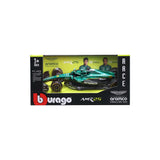 Bburago 1/43 Scale 2025 Aston Martin AMR25 #18 Lance Stroll Formula 1 Diecast Model