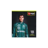 Bburago 1/43 Scale 2025 Aston Martin AMR25 #18 Lance Stroll Formula 1 Diecast Model