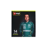 Bburago 1/43 Scale 2025 Aston Martin AMR25 #18 Lance Stroll Formula 1 Diecast Model