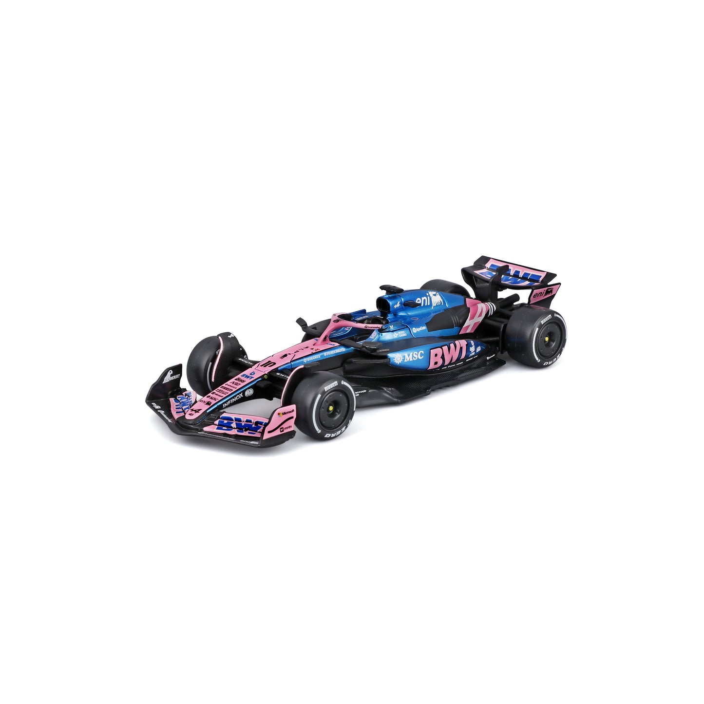 Bburago 1/43 Scale Diecast 2025 BWT Alpine F1 Team A525 - #10 Pierre Gasly Model Race Car