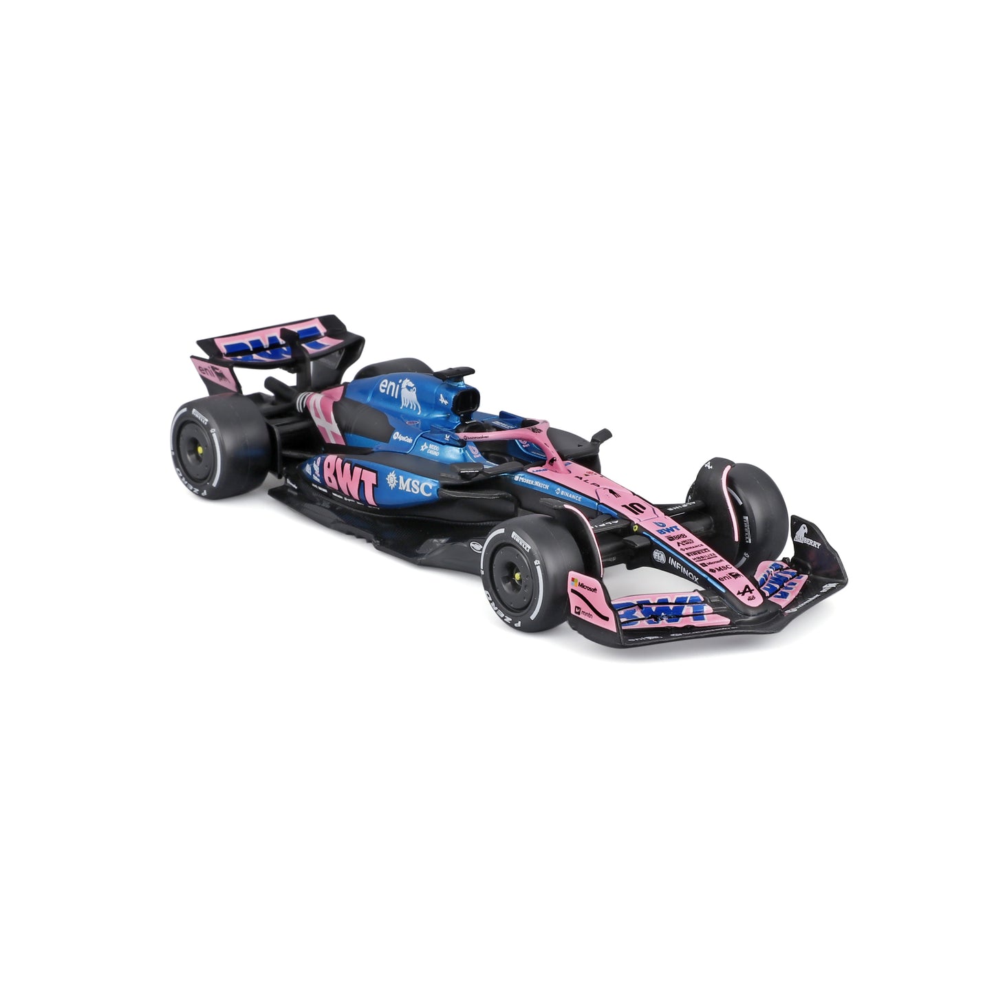 Bburago 1/43 Scale Diecast 2025 BWT Alpine F1 Team A525 - #10 Pierre Gasly Model Race Car