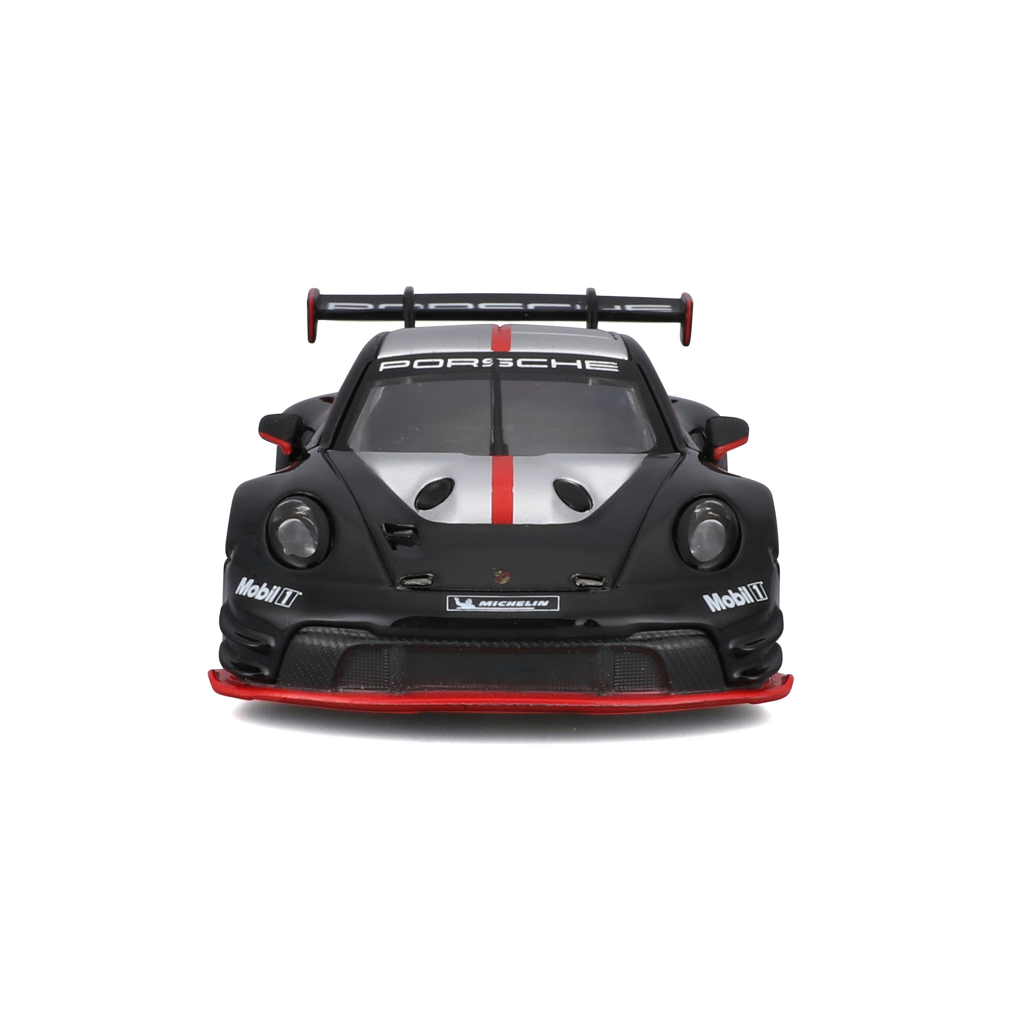Bburago 1/43 Scale Porsche 911 GT3 R Black Launch Edition Diecast Model Car