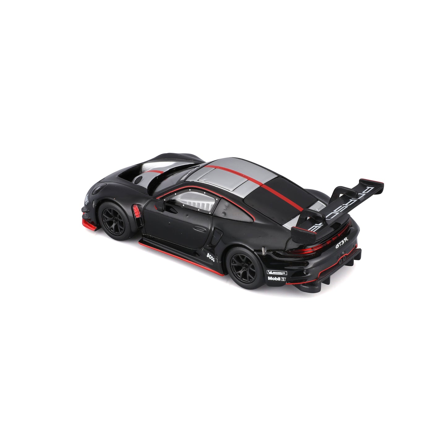 Bburago 1/43 Scale Porsche 911 GT3 R Black Launch Edition Diecast Model Car