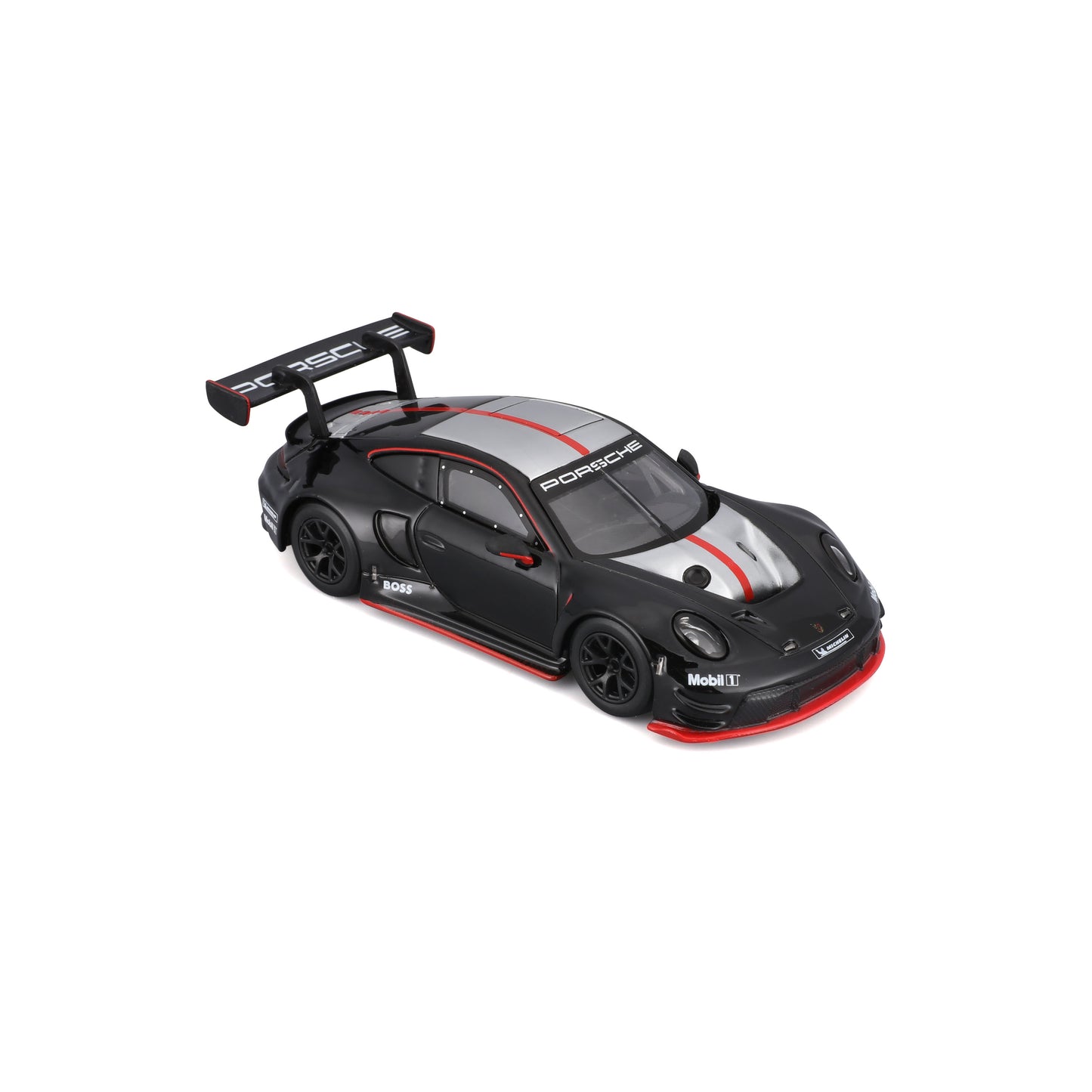 Bburago 1/43 Scale Porsche 911 GT3 R Black Launch Edition Diecast Model Car