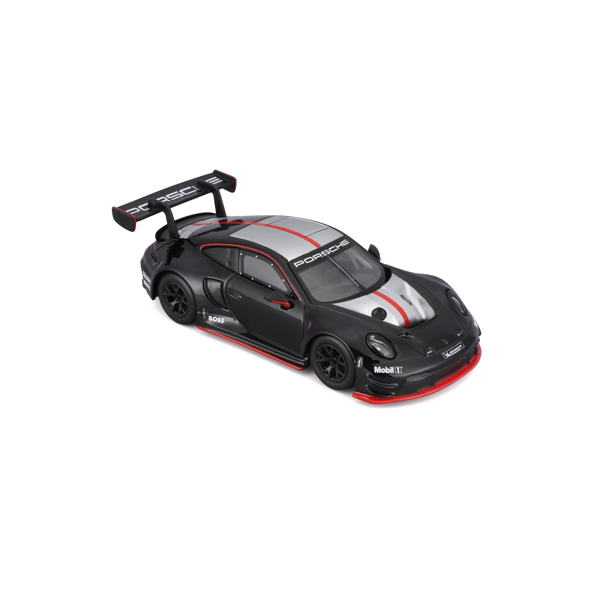 Bburago 1/43 Scale Porsche 911 GT3 R Black Launch Edition Diecast Model Car