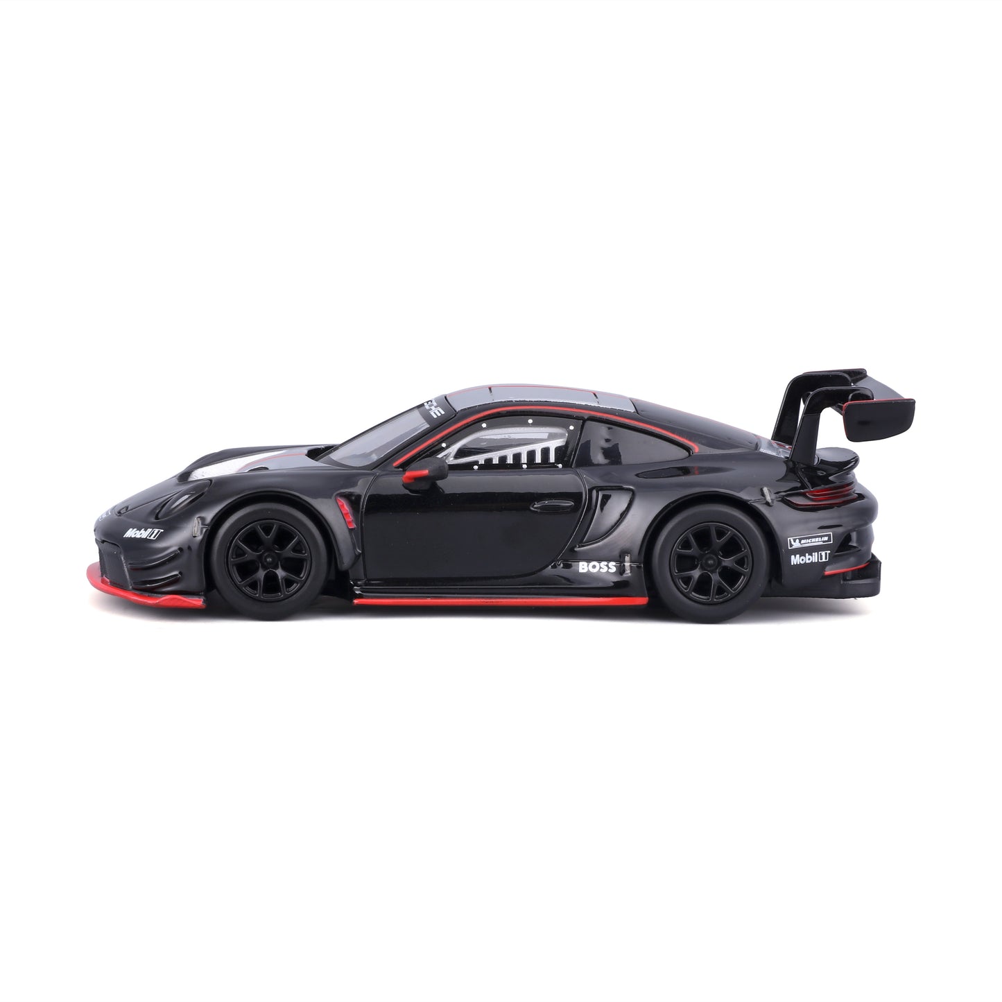 Bburago 1/43 Scale Porsche 911 GT3 R Black Launch Edition Diecast Model Car