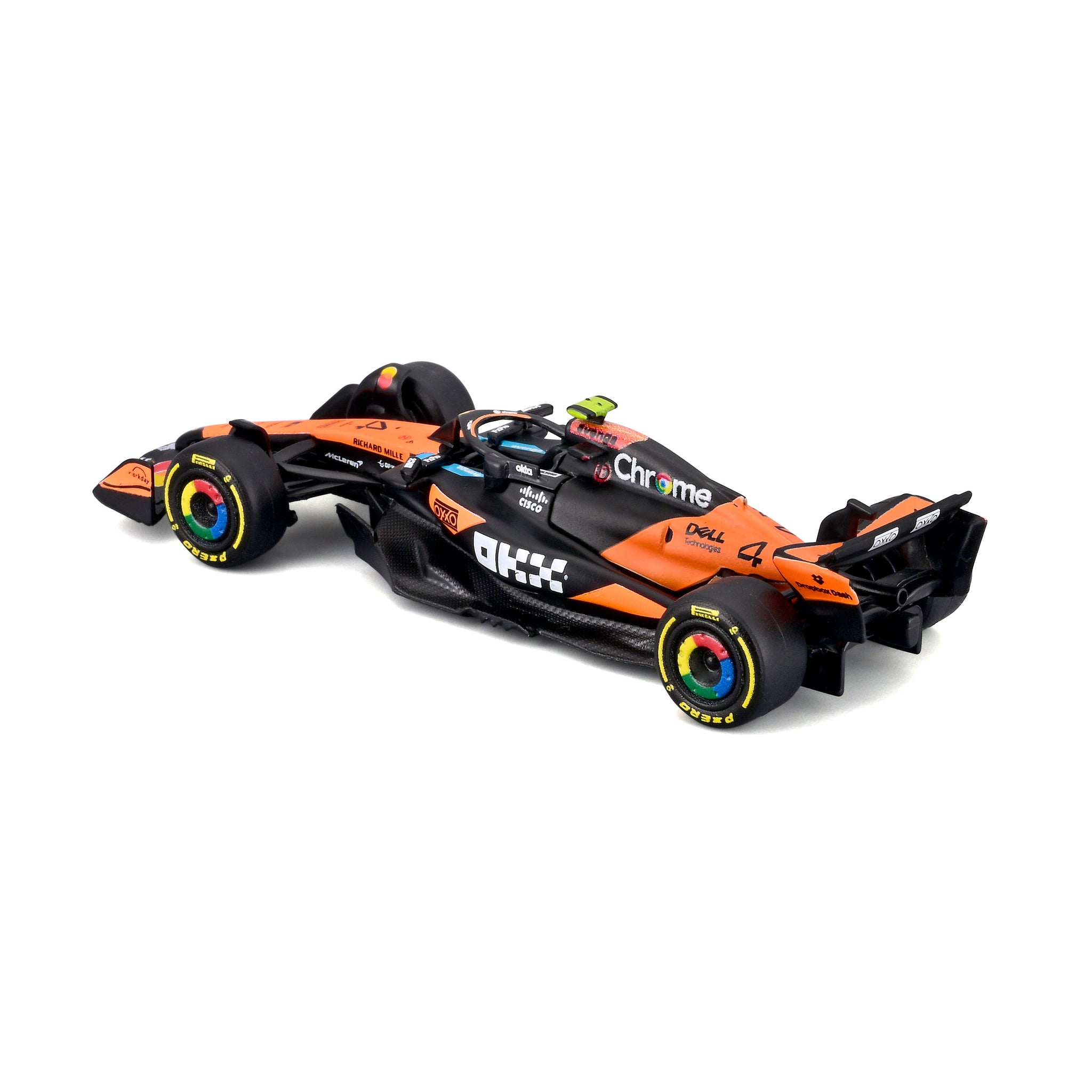Bburago 1:64 Scale 2025 McLaren MCL39 Formula 1 #4 Lando Norris Diecast Model Car Collectible