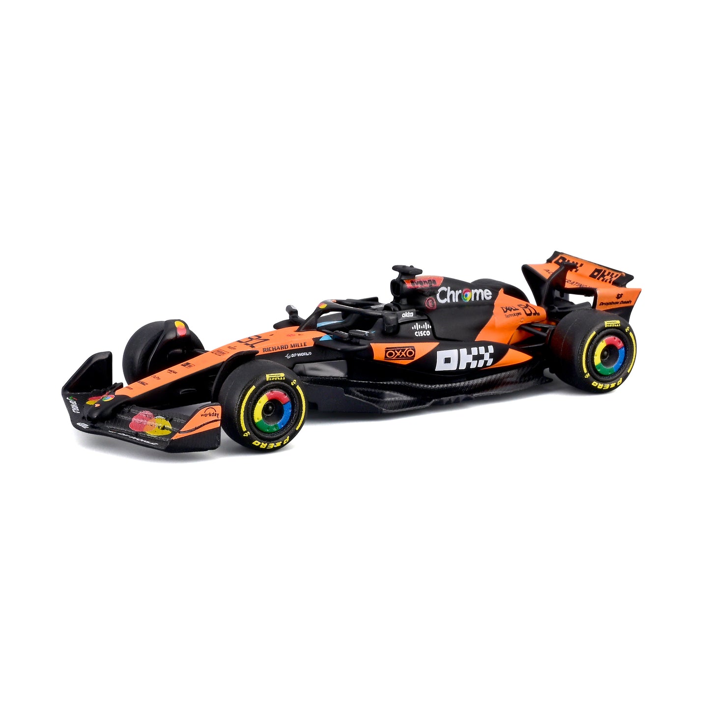 Bburago 1:64 Scale McLaren MCL39 F1 2025 Oscar Piastri #81 Diecast Model Racing Car