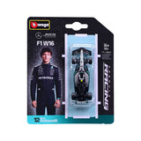 Bburago 1/64 Scale 2025 Mercedes-AMG F1 W16 #12 Kimi Antonelli Diecast Model Race Car