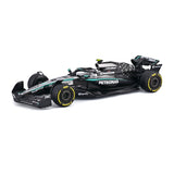 Bburago 1/64 Scale 2025 Mercedes-AMG F1 W16 #12 Kimi Antonelli Diecast Model Race Car