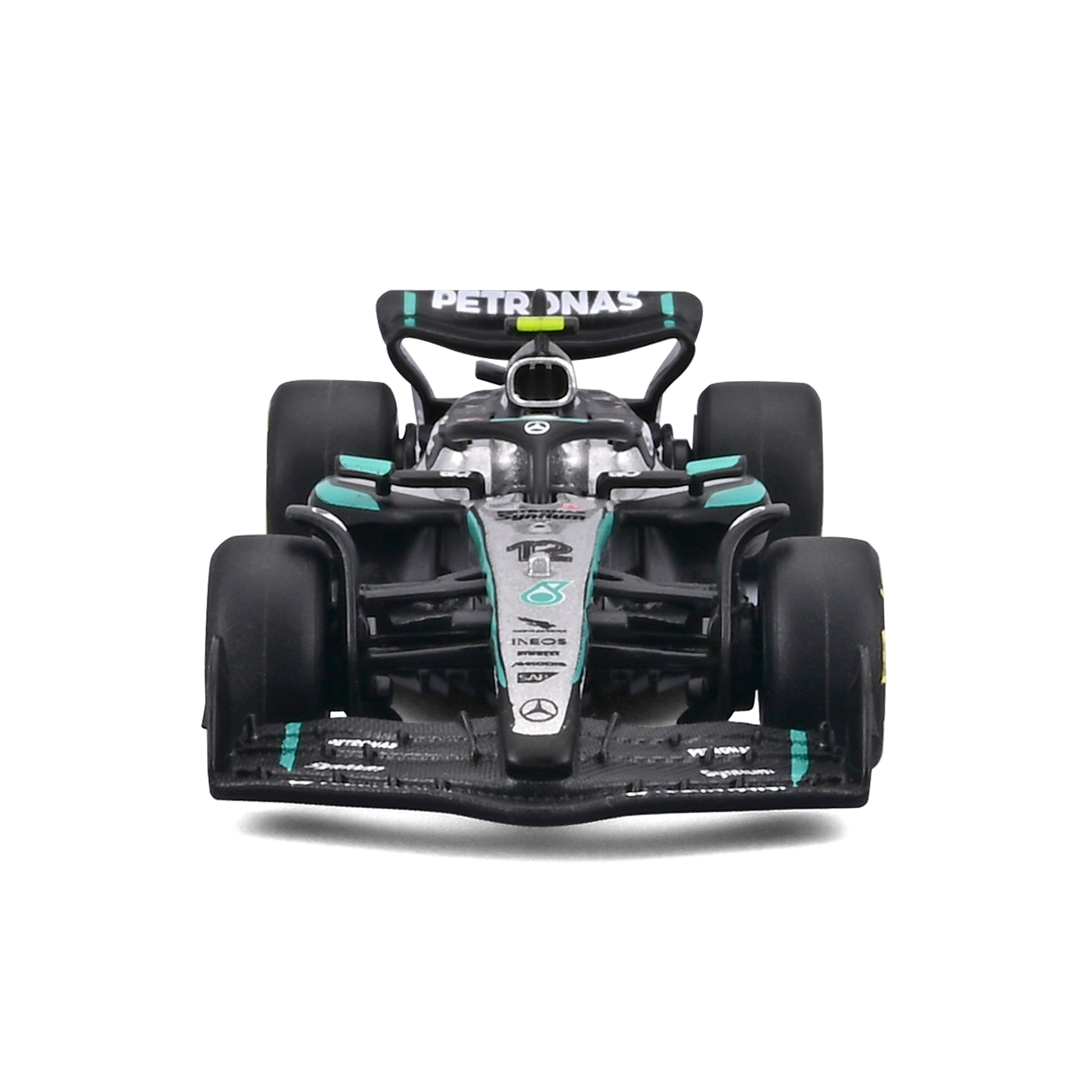 Bburago 1/64 Scale 2025 Mercedes-AMG F1 W16 #12 Kimi Antonelli Diecast Model Race Car