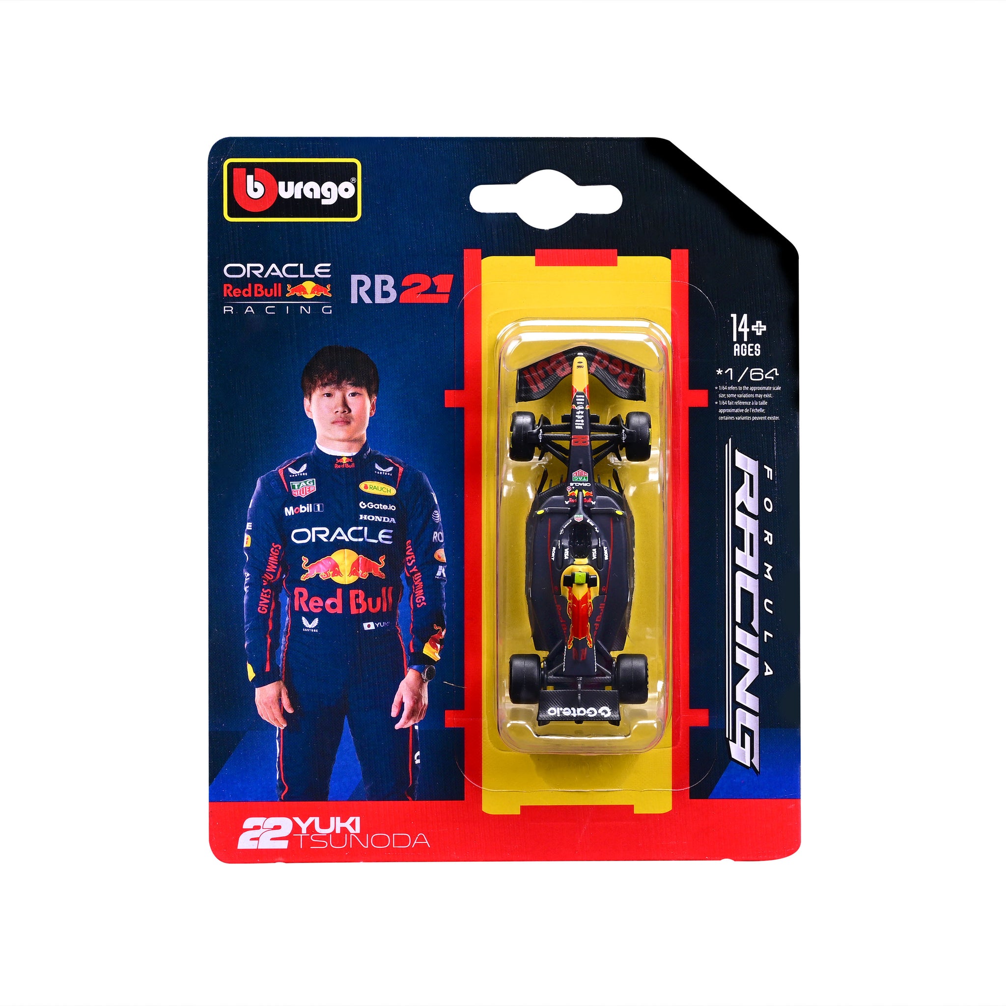 Bburago 1:64 Scale Diecast Model 2025 Oracle Red Bull Racing RB21 Formula 1 Car - #1 Max Verstappen