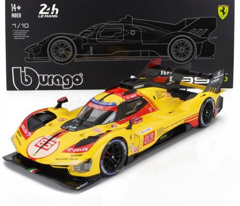1:18 Ferrari Racing - 499P (24h LE MANS Hypercar 2024) (AF CORSE TEAM) (DELUXE VERSION)