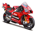 Maisto 1:6 Scale Ducati Desmosedici GP24 MotoGP Diecast Model Motorcycle, Lenovo Team Racing Replica