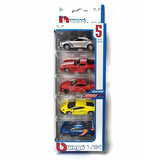 1:64 Vehicles, 5-PK.