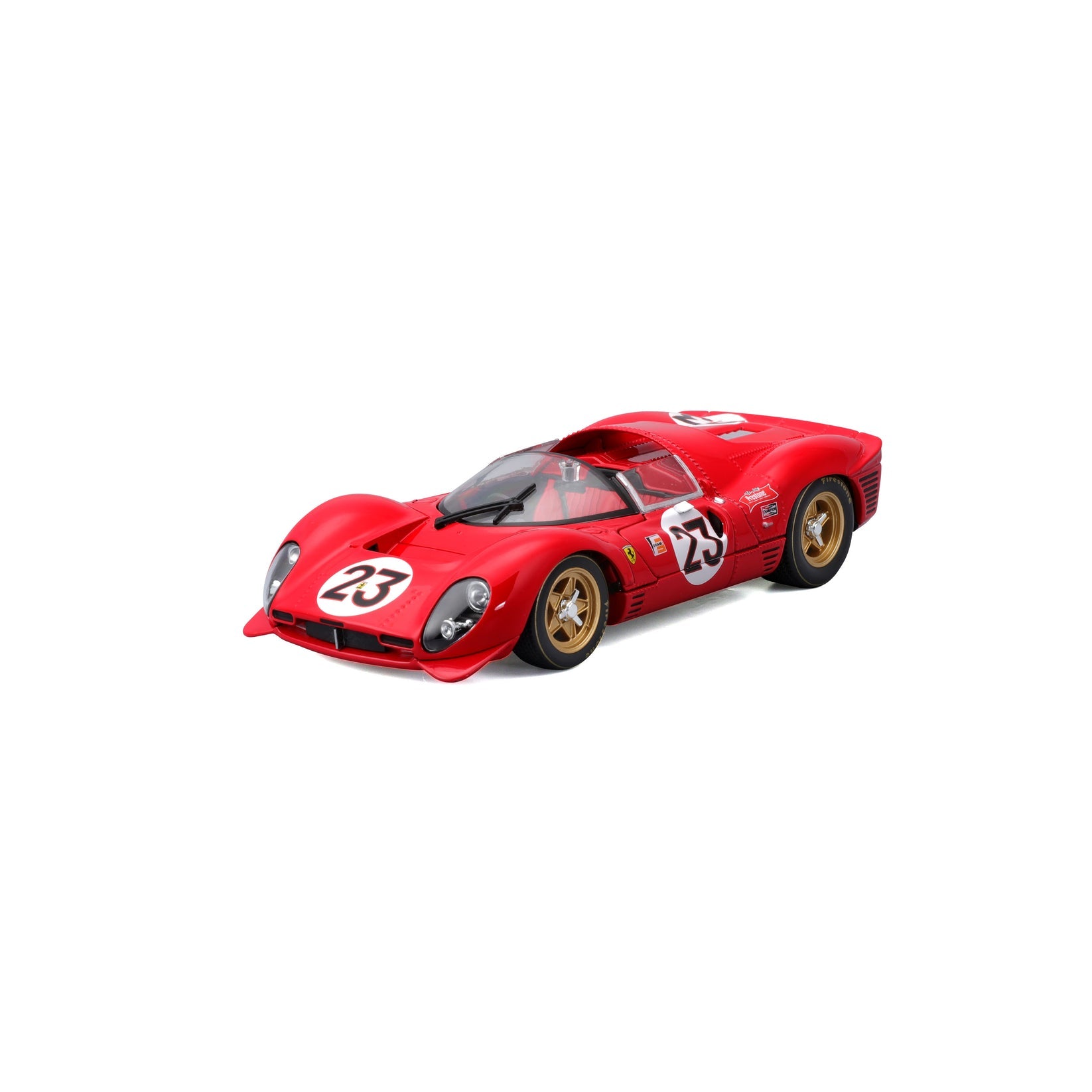 1:24 Ferrari 330 P4 Daytona 1967 #23 Diecast Model Car Assembly Kit (18-26588)