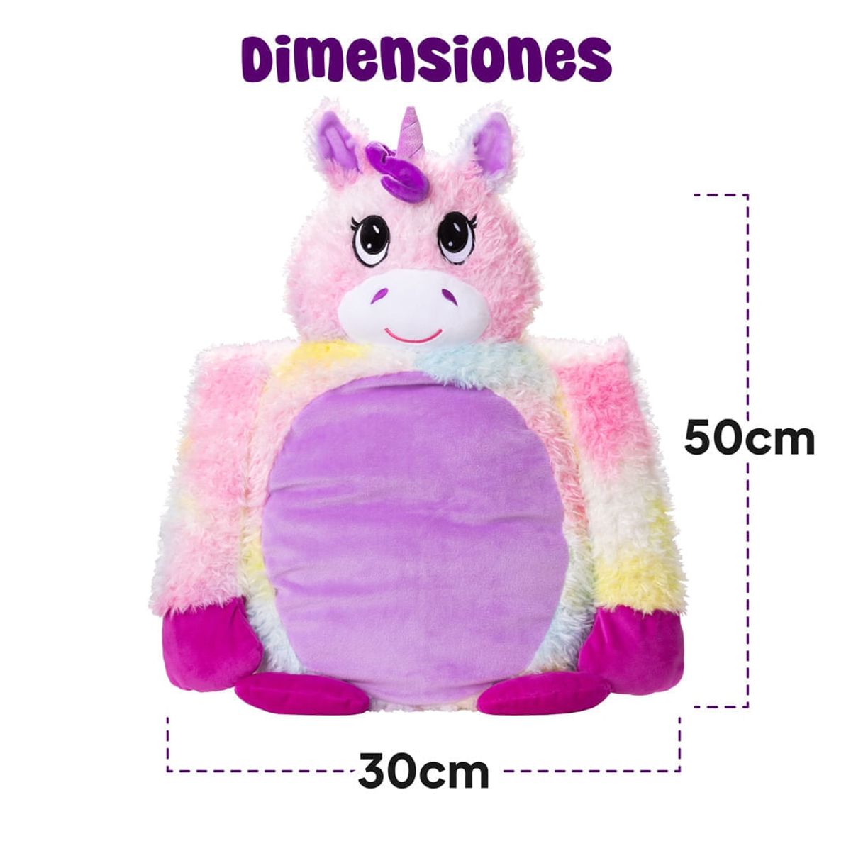 Little Big Hugs Large Rainbow Unicorn