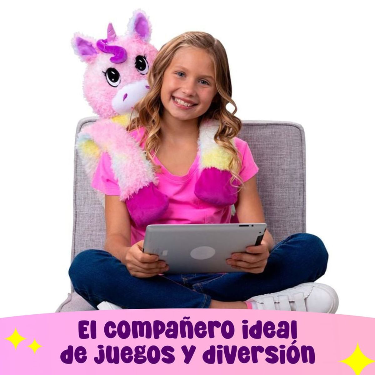 Little Big Hugs Large Rainbow Unicorn