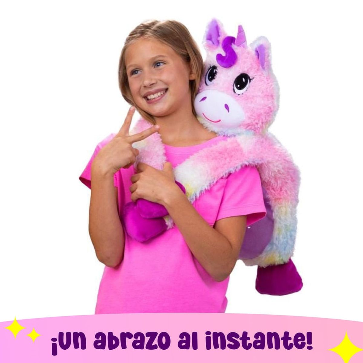 Little Big Hugs Large Rainbow Unicorn