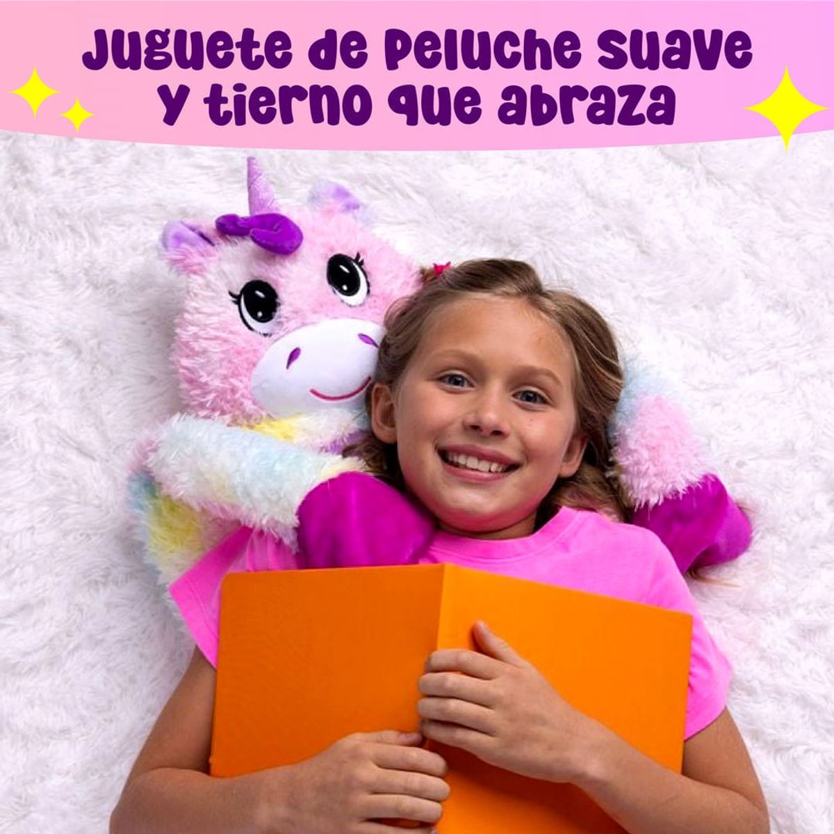 Little Big Hugs Large Rainbow Unicorn