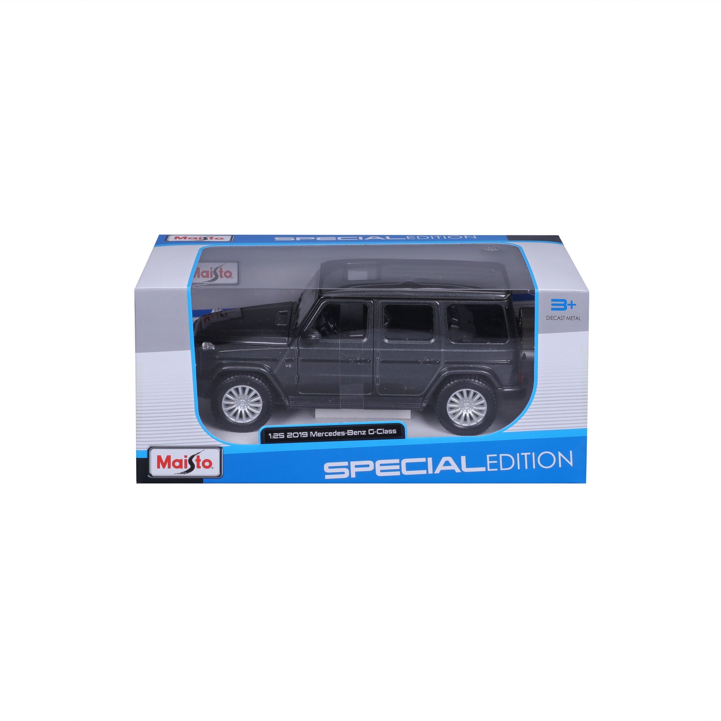 Maisto 1:25 Scale 2019 Mercedes-Benz G-Class AMG SUV Diecast Model Car, Grey