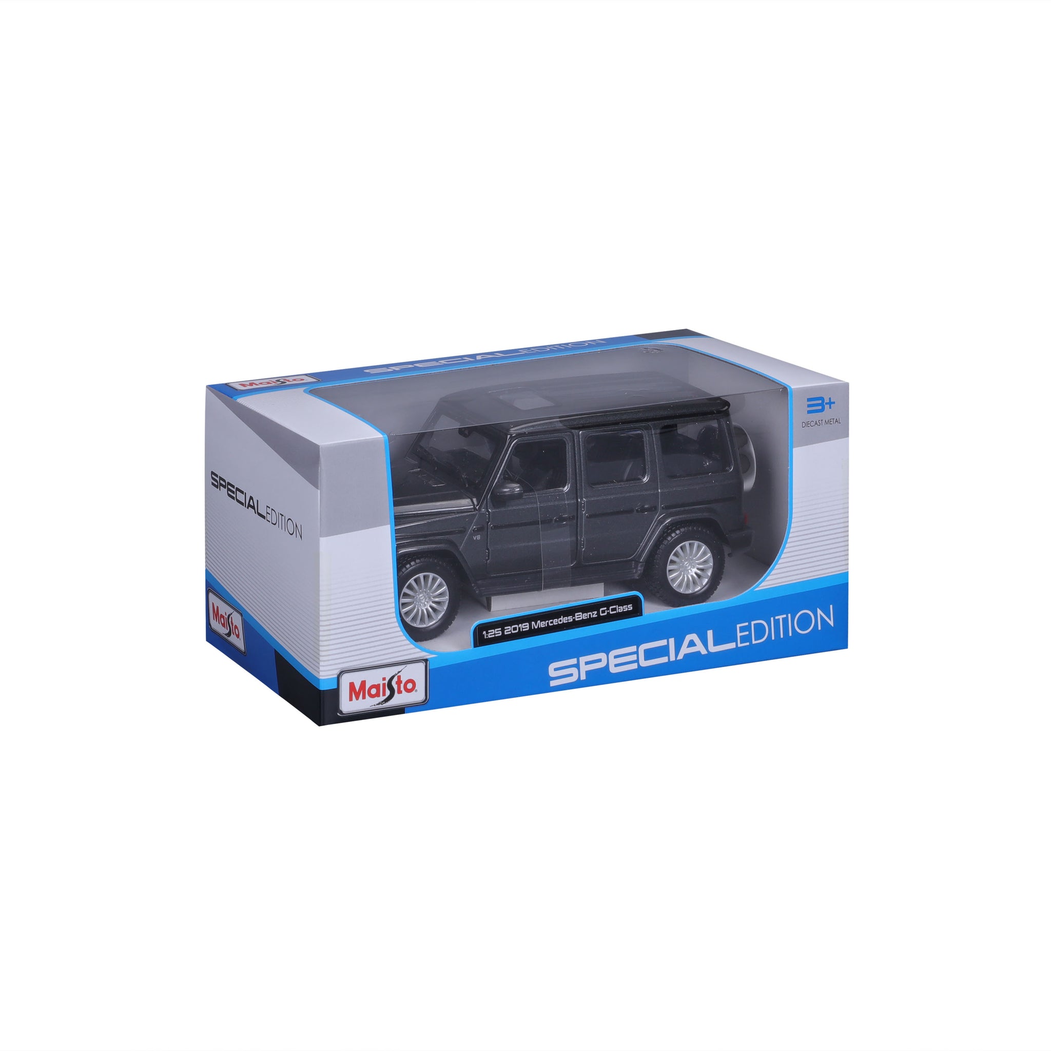 Maisto 1:25 Scale 2019 Mercedes-Benz G-Class AMG SUV Diecast Model Car, Grey